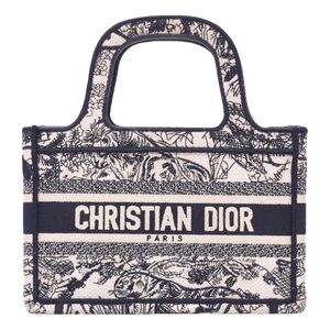 Dior Navy and Cream Tote Bag